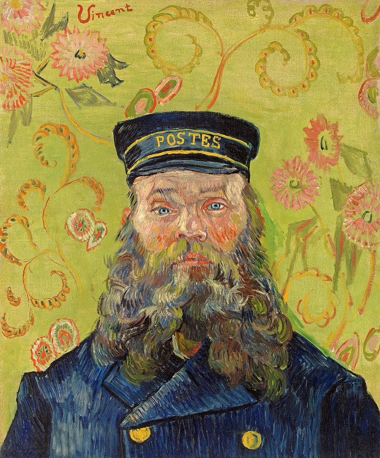 Portrait of Joseph Roulin #11 Painting by Vincent van Gogh