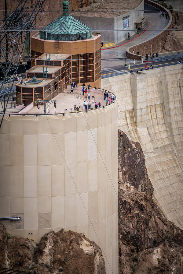 scenes around Hoover dam and  Mike OCallaghan - Pat Tillman Mem #13 Photograph by Alex Grichenko