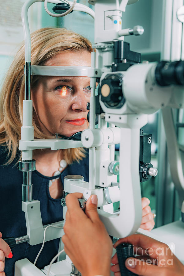 Slit Lamp Eye Examination #13 Photograph by Microgen Images/science Photo Library