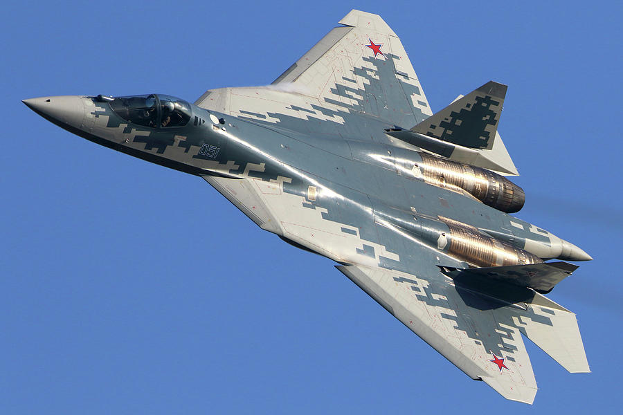 Su-57 Jet Fighter Of The Russian Air #13 Photograph by Artyom Anikeev