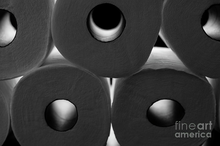 Toilet Paper Abstract Photograph