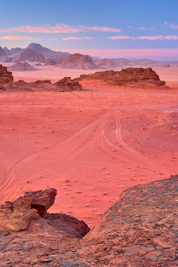 Desert Photograph - Wadi Rum Desert, Jordan #13 by Jan Wlodarczyk