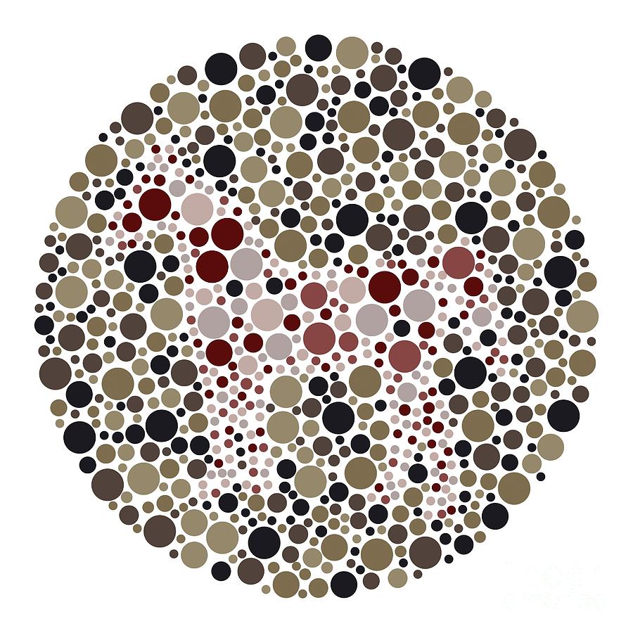 Colour Blindness Test Chart Photograph By Chongqing Tumi Technology Ltdscience Photo Library 9324