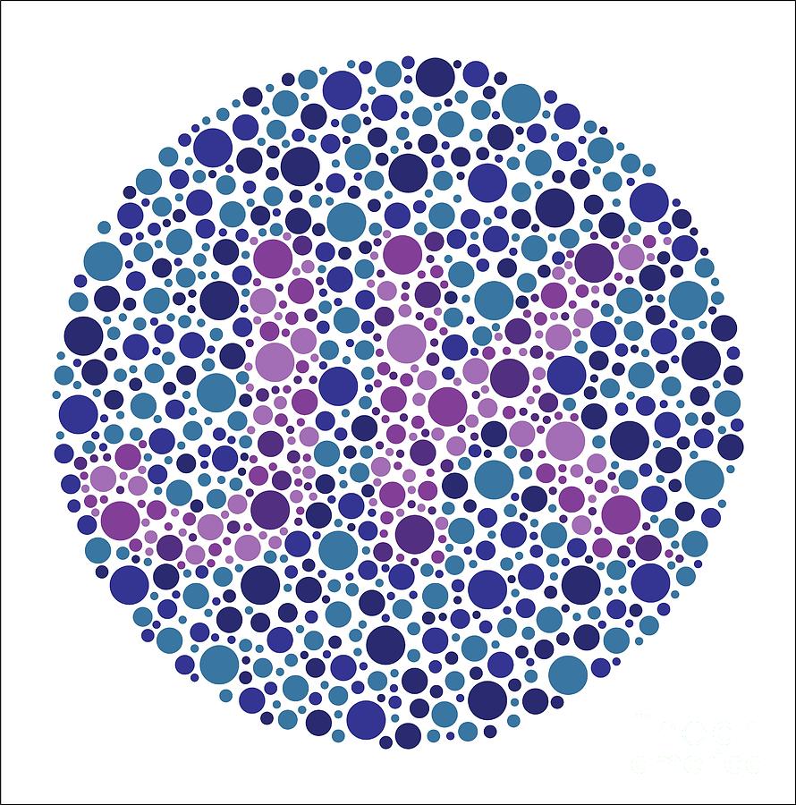 Colour Blindness Test Chart #132 Photograph by Chongqing Tumi Technology Ltd/science Photo Library