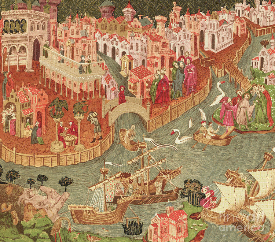 City Photograph - 1338 Depiction Of Venice by Bettmann