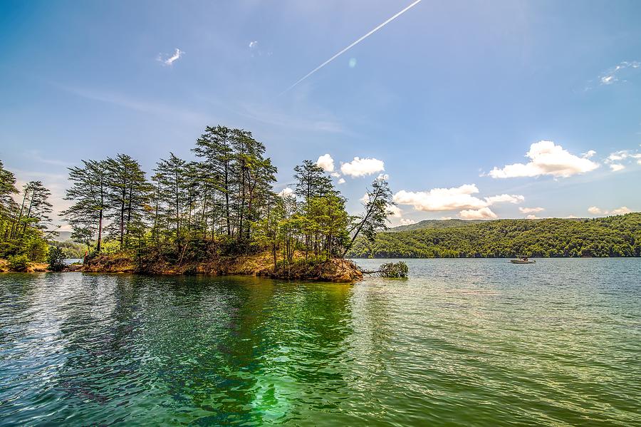 Beautiful landscape scenes at lake jocassee south carolina #134 Photograph by Alex Grichenko