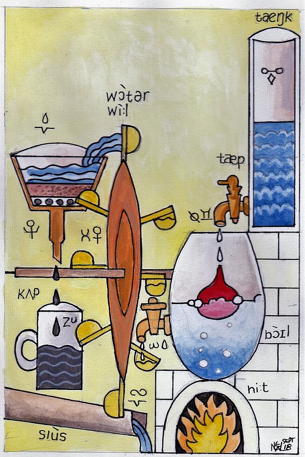 13th Century Coffee Maker Painting by Neal Winfield