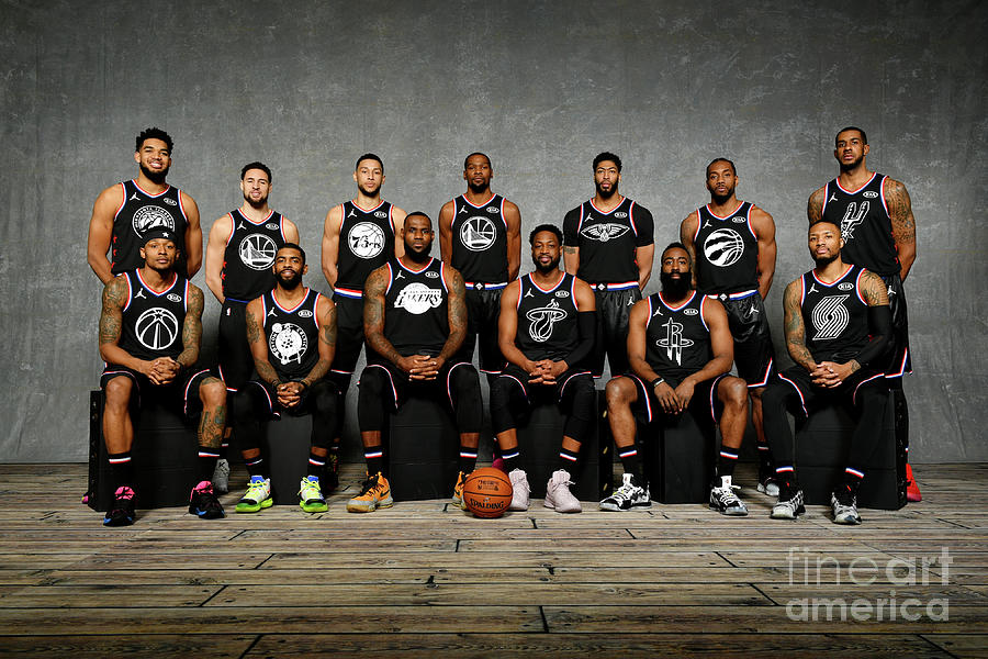 2019 Nba All Star Portraits Photograph by Jesse D. Garrabrant 2019 Nba All Star Portraits Photograph by Jesse D. Garrabrant
