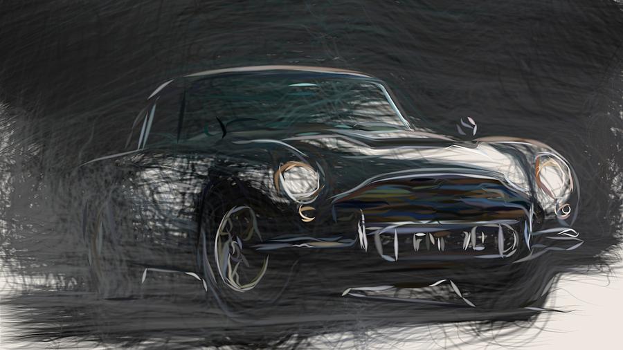 aston martin db5 drawing