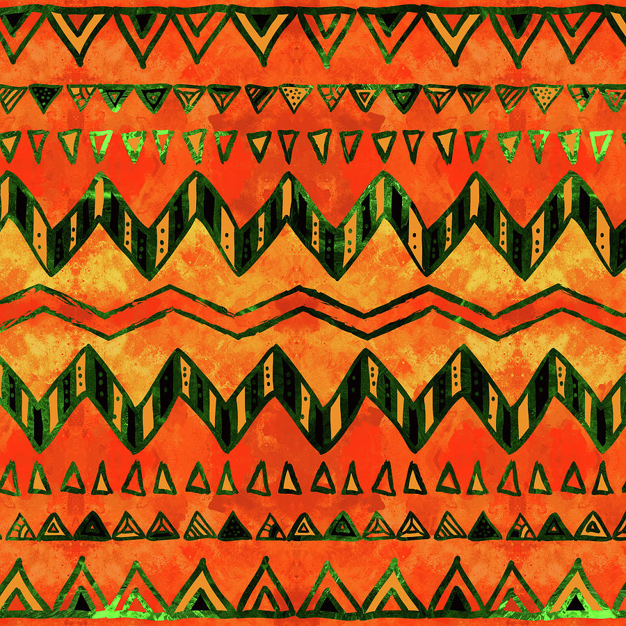 Aztec Ethnic Pattern Art Digital Art By Lioudmila Perry Fine Art America 1038