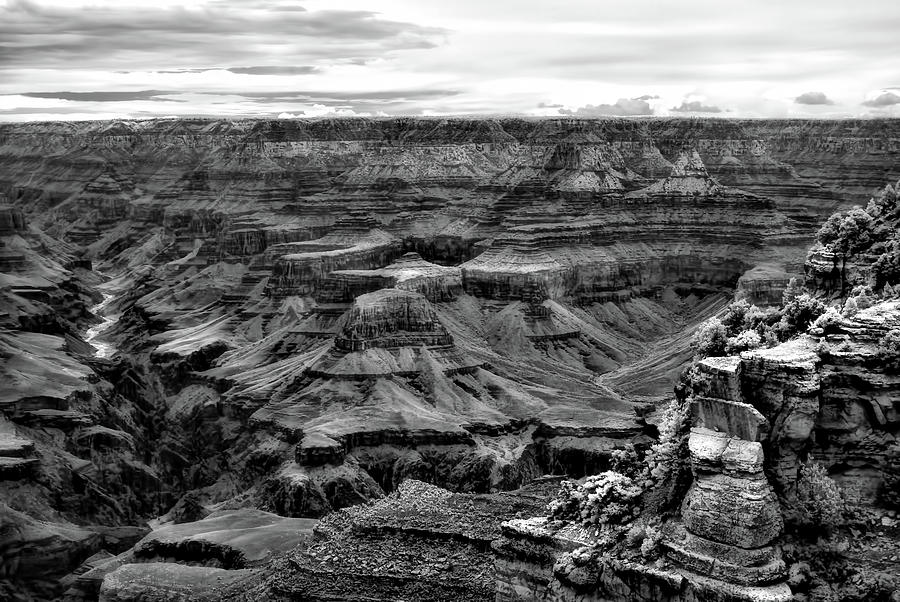 Black and white Grand Canyon Arizona Photograph by Paul Moore - Fine ...