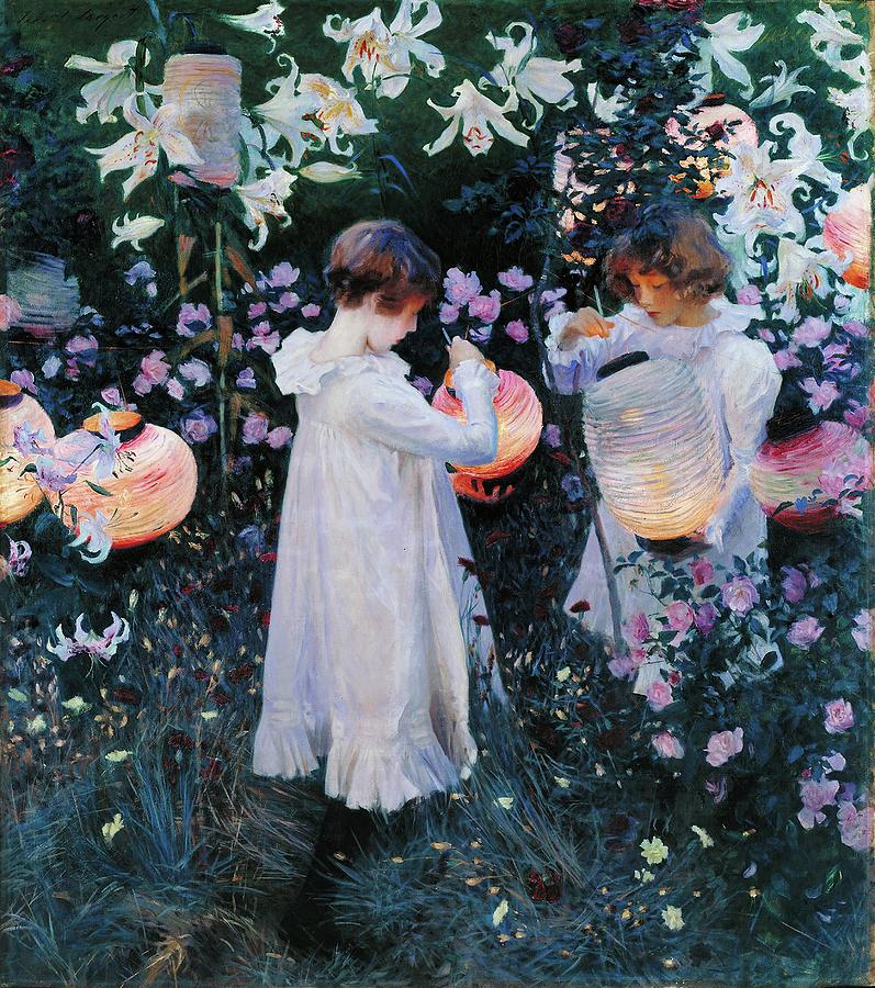 John Singer Sargent Painting - Carnation, Lily, Lily, Rose by John Singer Sargent