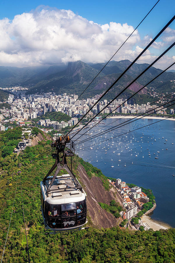 Cityscape, Rio De Janeiro, Brazil #14 Digital Art by Antonino Bartuccio