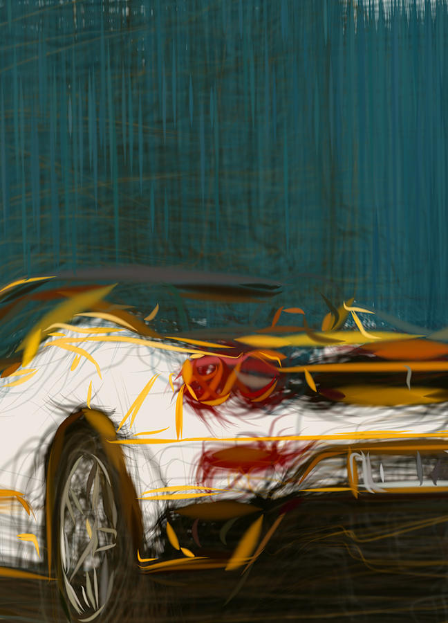 Ferrari F430 Spider Drawing Digital Art by CarsToon Concept - Fine Art ...