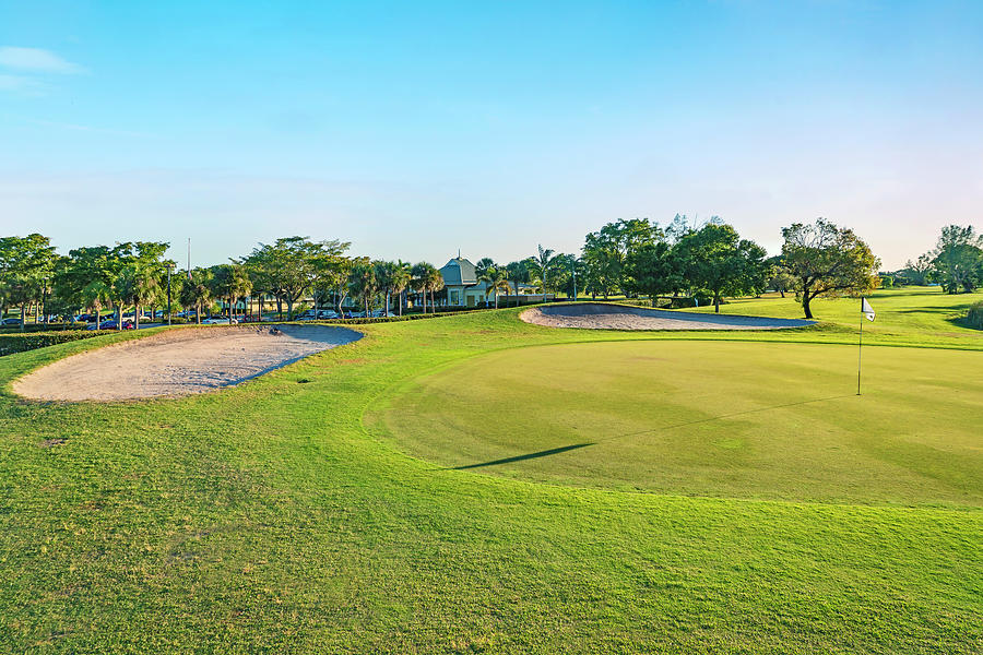 Golf Course In Boca Raton Florida #14 Digital Art by Laura Zeid