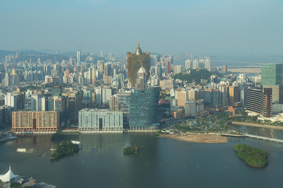 Architecture Photograph - Image Of Macau Macao, China. Skyscraper #14 by Prasit Rodphan