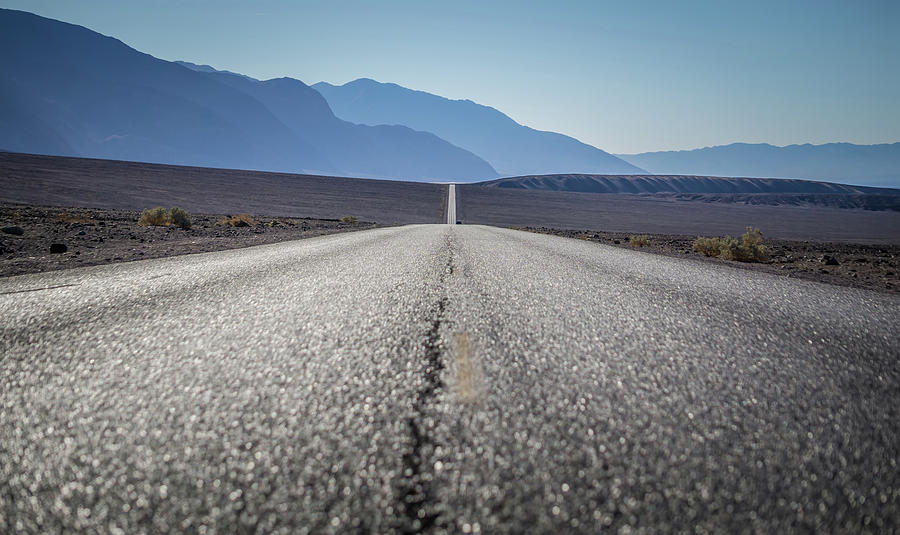 Lonely Road In Death Valley National Park In California #14 Photograph by Alex Grichenko