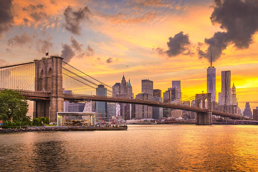 New York City Photograph - New York, New York, Usa Lower Manhattan #14 by Sean Pavone