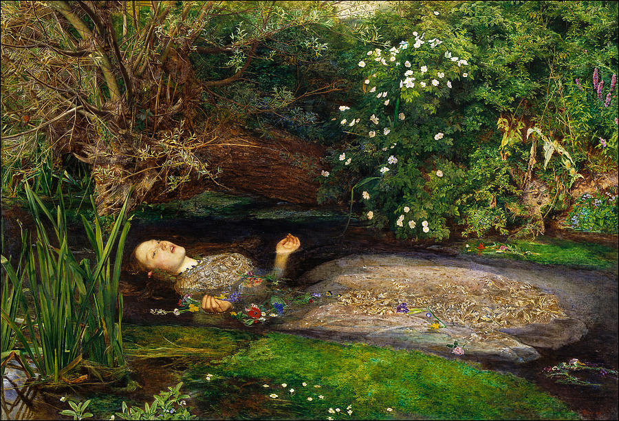 Ophelia Painting - Ophelia by John Everett Millais Ophelia Painting - Ophelia by John Everett Millais
