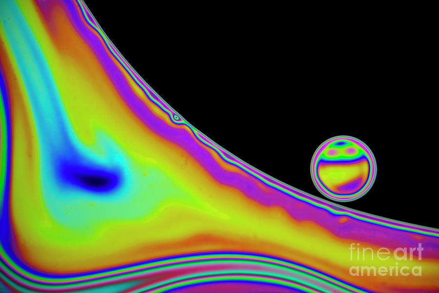 Soap Bubble Film Iridescence #14 Photograph by Frank Fox/science Photo Library