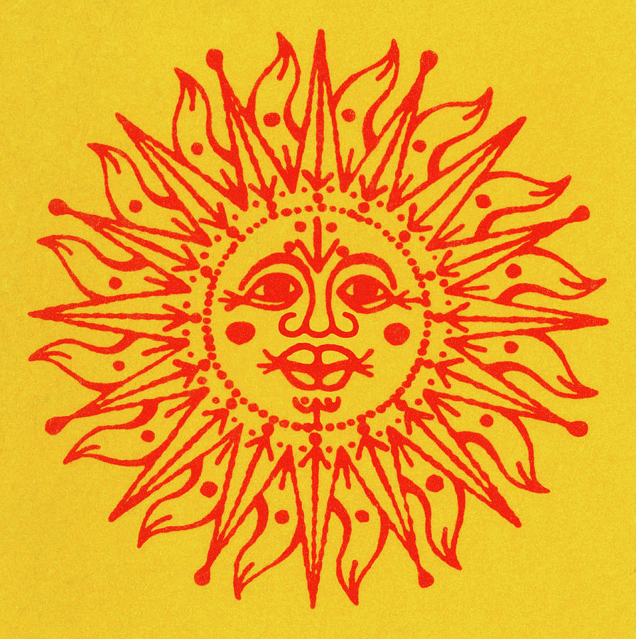 Abstract Drawing - Sun #14 by CSA Images