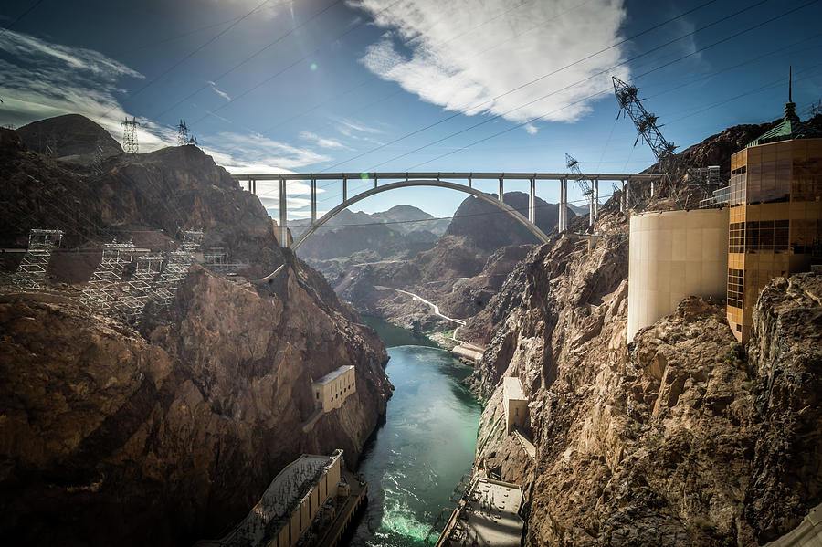 Wandering Around Hoover Dam On Lake Mead In Nevada And Arizona #14 Photograph by Alex Grichenko