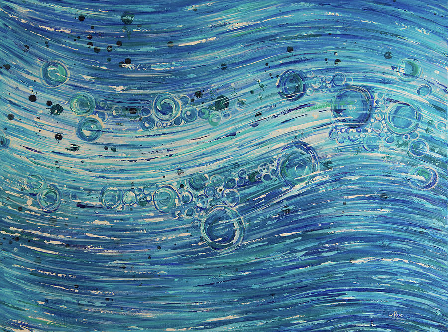 1420 Flow Painting by Doug LaRue