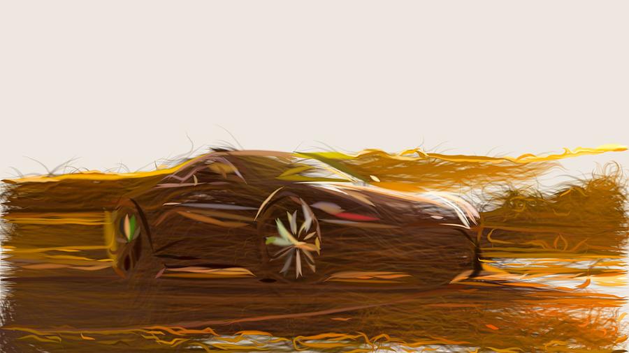 Aston Martin Vantage Drawing #16 Digital Art by CarsToon Concept