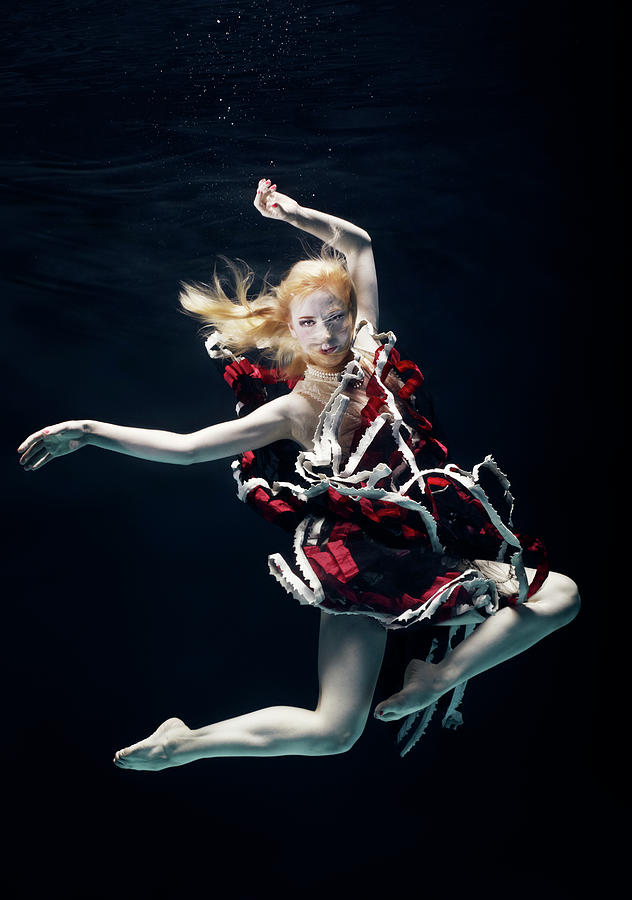 Ballet Dancer Underwater #15 Photograph by Henrik Sorensen