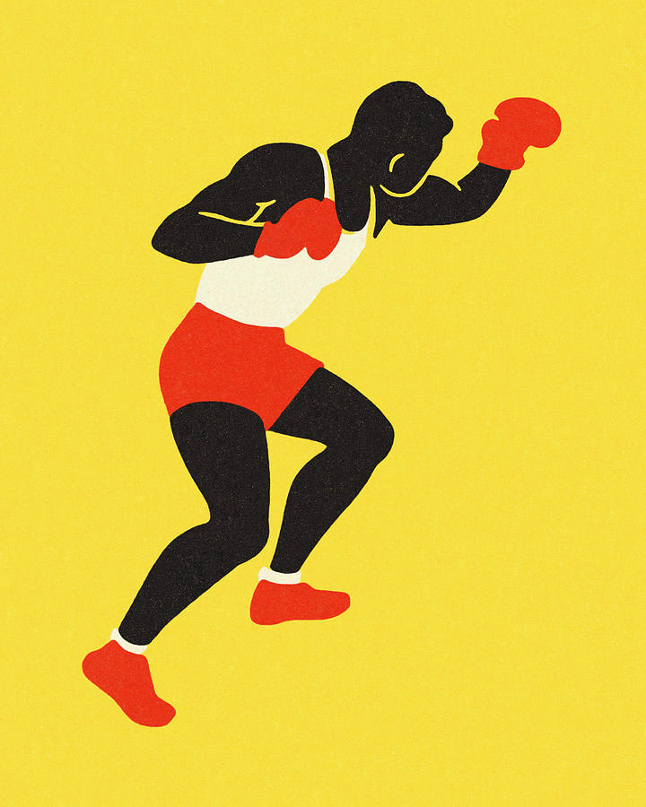 Sports Drawing - Boxer #15 by CSA Images