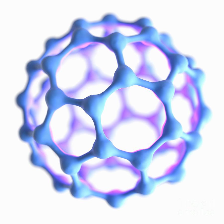Buckyball C60 Molecule #15 Photograph by Laguna Design/science Photo Library