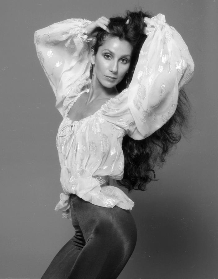 Cher Portrait Session Photograph by Harry Langdon
