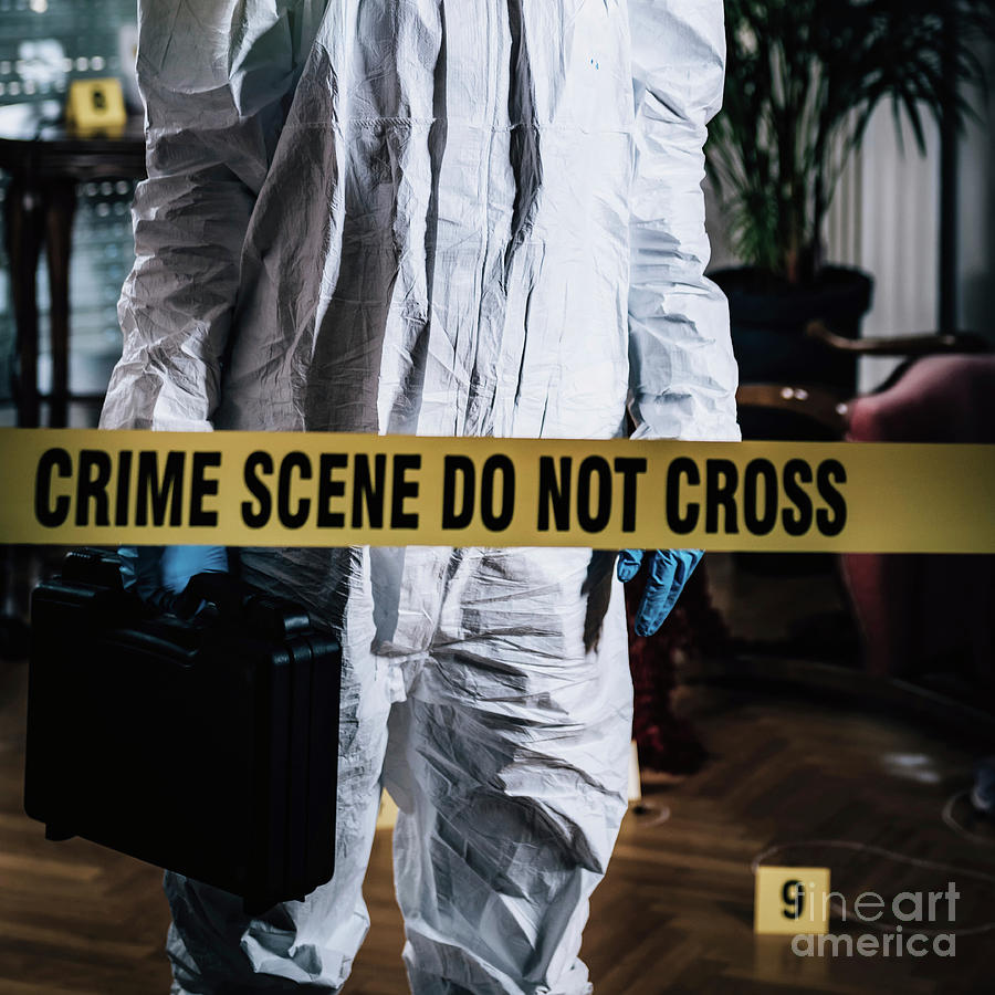 Crime Scene Investigation #15 Photograph by Microgen Images/science Photo Library