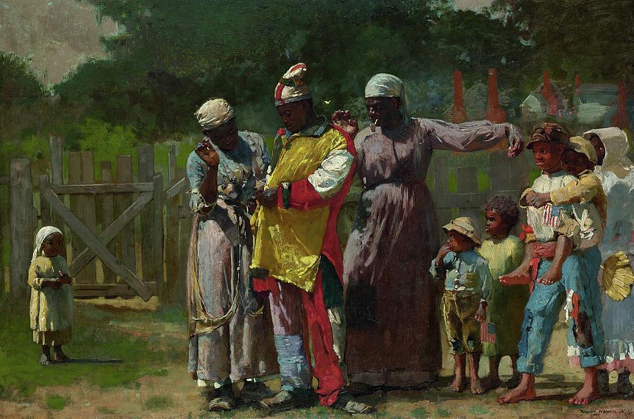 Dressing For The Carnival Painting by Winslow Homer Dressing For The Carnival Painting by Winslow Homer