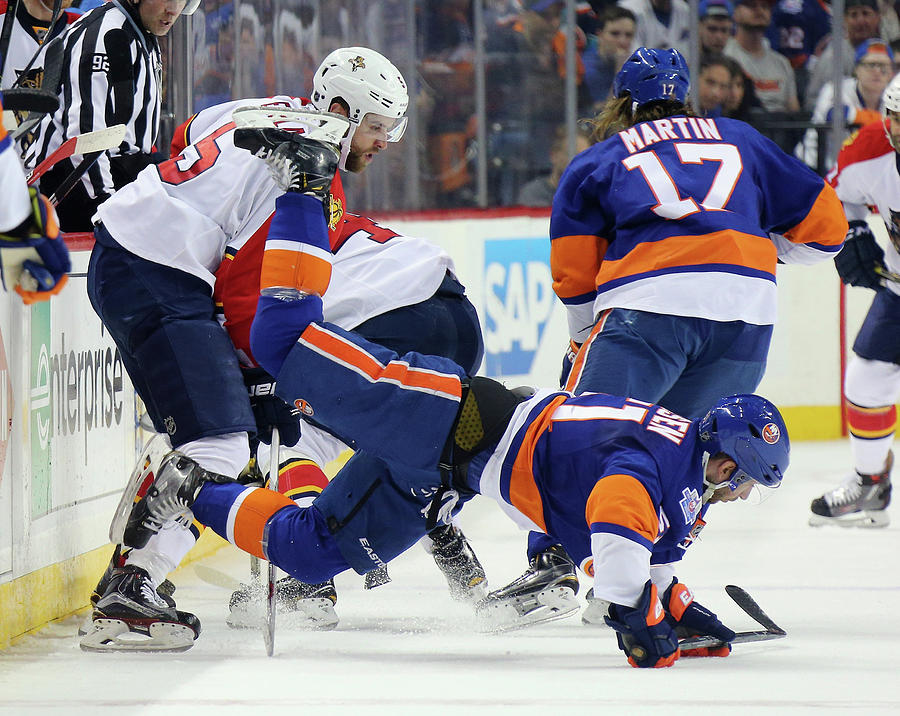 Florida Panthers V New York Islanders - #15 Photograph by Bruce Bennett