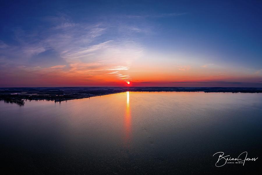 Lake Sunset #15 Photograph by Brian Jones