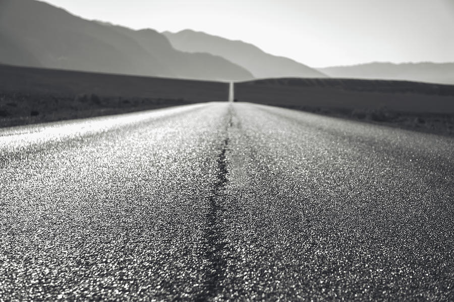 Lonely Road In Death Valley National Park In California #15 Photograph by Alex Grichenko