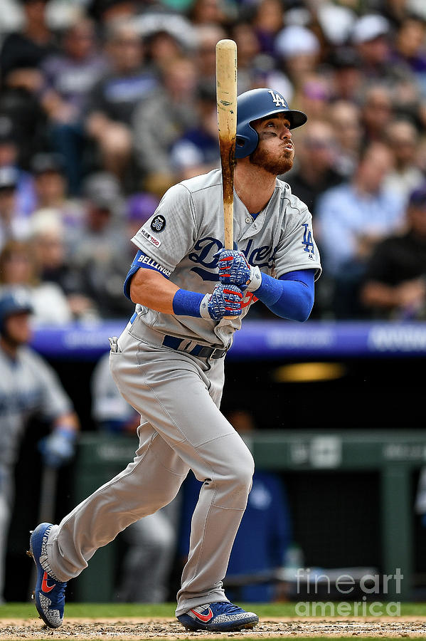 Los Angeles Dodgers V Colorado Rockies Photograph by Dustin Bradford Los Angeles Dodgers V Colorado Rockies Photograph by Dustin Bradford