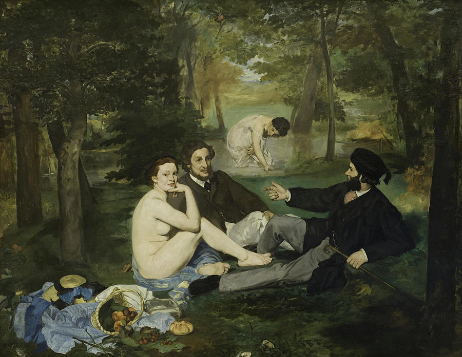 Edouard Manet Painting - Luncheon on the Grass #15 by Edouard Manet