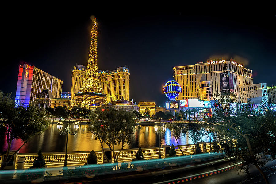 Nigh Life And City Skyline In Las Vegas Nevada #15 Photograph by Alex Grichenko