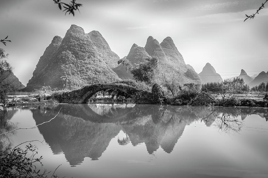 The mountains and countryside scenery in spring #15 Photograph by Carl Ning