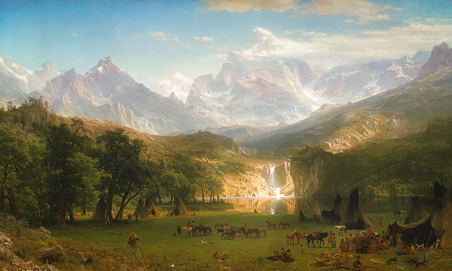 The Rocky Mountains, Landers Peak #17 Painting by Albert Bierstadt