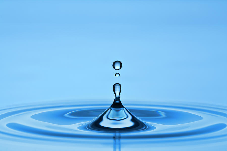 Motion Photograph - Water Drop #15 by Phillip Hayson