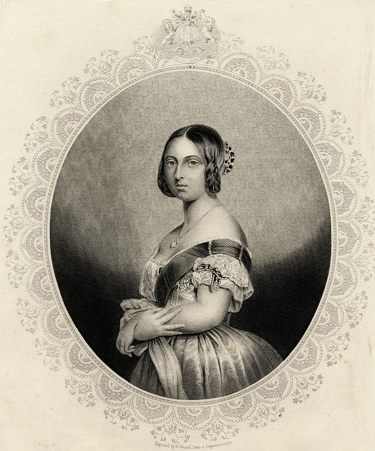 Queen Victoria 1819 1901 Drawing by Ken Welsh Fine Art America