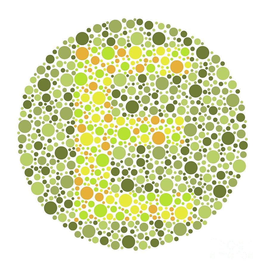 Colour Blindness Test Chart Photograph by Chongqing Tumi Technology Ltd ...