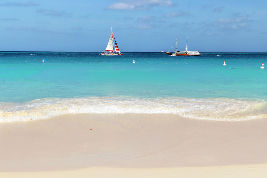 Aruba, Eagle Beach Scene Digital Art by Claudia Uripos - Fine Art America