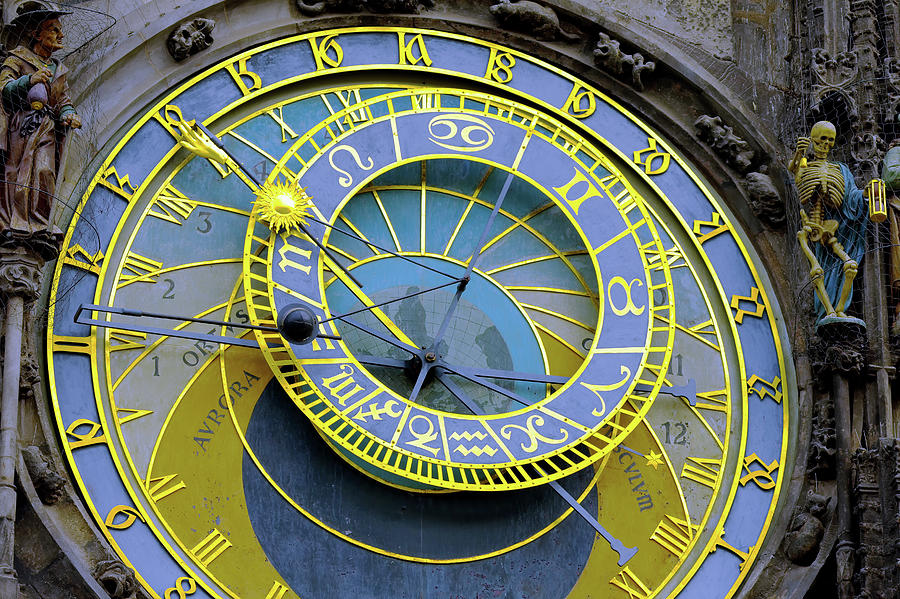 Astronomical clock in Prague  Photograph by Vivida Photo PC