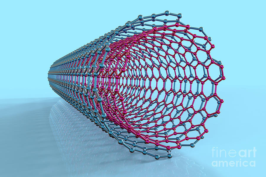 Carbon Nanotube #16 Photograph by Kateryna Kon/science Photo Library