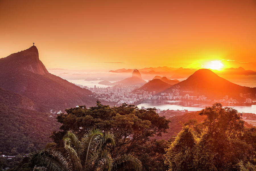 Cityscape, Rio De Janeiro, Brazil #16 Digital Art by Antonino Bartuccio