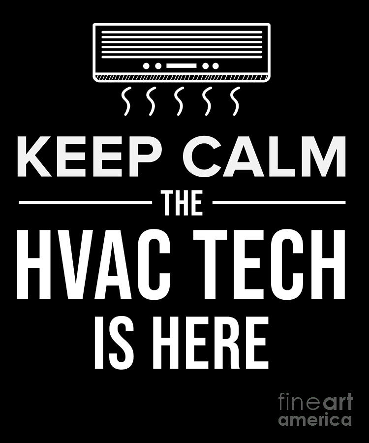 HVAC Technician Hvac Tech Heating Ventilation Digital Art by TeeQueen2603 -  Pixels